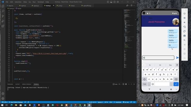 Home and Chat - React Native Chat App смотреть онлайн