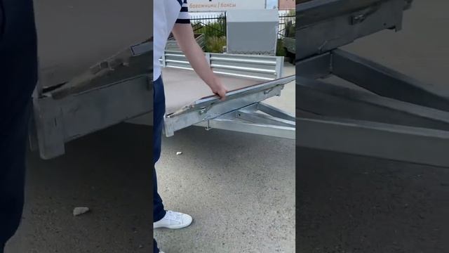 Мощный прицеп МЗСА 817735.022 с которым справится даже ребёнок смотреть онлайн