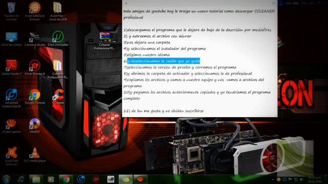Como Descargar Ccleaner Profesional Full En Español (noviembre 2016) смотреть онлайн