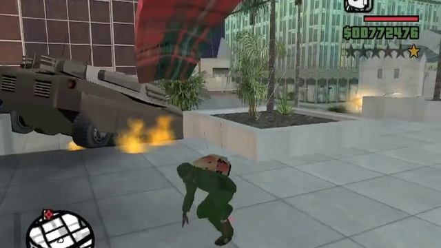 GTA San Andreas - Flying Tank (Cheats) смотреть онлайн