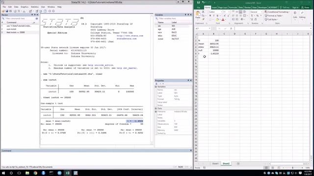 Hypothesis Tests in Stata смотреть онлайн