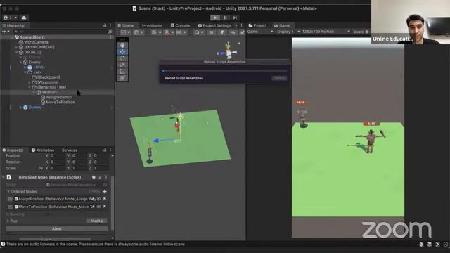 Behaviour Tree в Unity // Демо-занятие курса «Unity Game Developer. Professional» смотреть онлайн