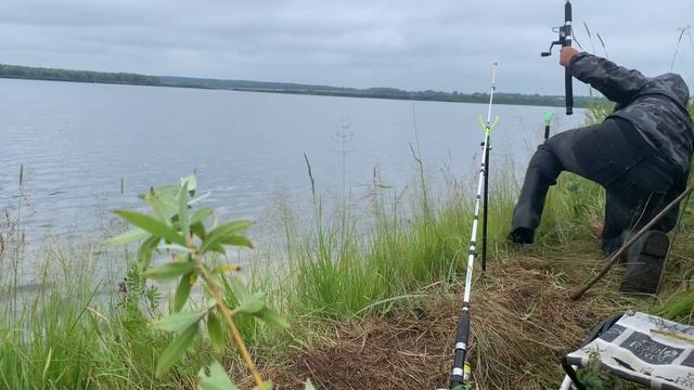 КРУПНЫЙ КАРАСЬ НА ДОНКУ !!! Рыбалка на Раменской пойме на карьере смотреть онлайн