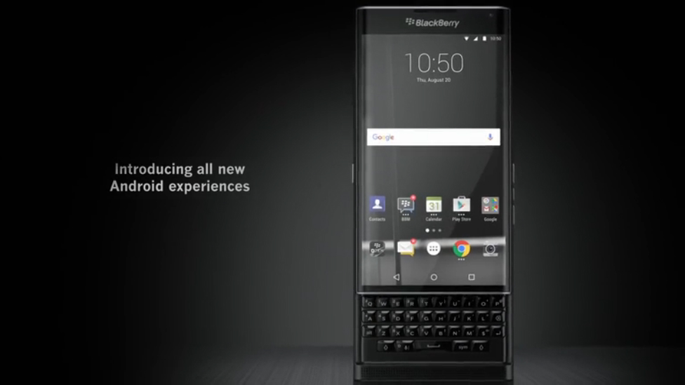 Особенности BlackBerry Priv показали на официальном видео