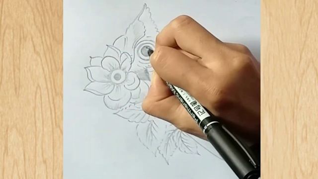 How to drawing a bird image sketch drawing with pencil // drawing channel // art video смотреть онлайн