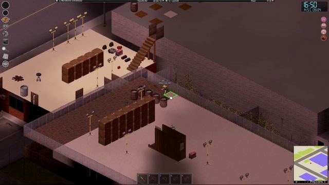 Project Zomboid Zombie Proof LV Training Base building time lapse | gameplay | 41.65 | Multiplayer смотреть онлайн