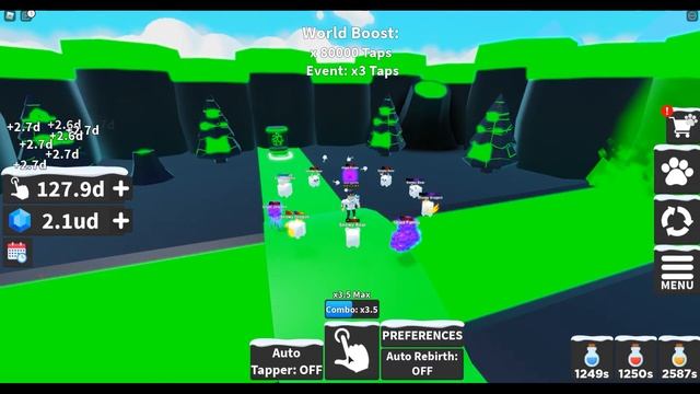ЧИТЕРСКИЙ КОМБО КЛИКЕР В ОБНОВЛЕНИИ ТАППИНГ МАНИЯ РОБЛОКС ! Tapping Mania COMBO смотреть онлайн