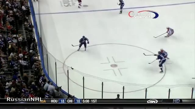 Alex Semin's slapshot goal vs Lightning (2 apr 2012) смотреть онлайн