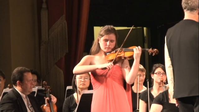Alina Ming Kobialka plays Barber Violin Concerto 2nd mov't смотреть онлайн