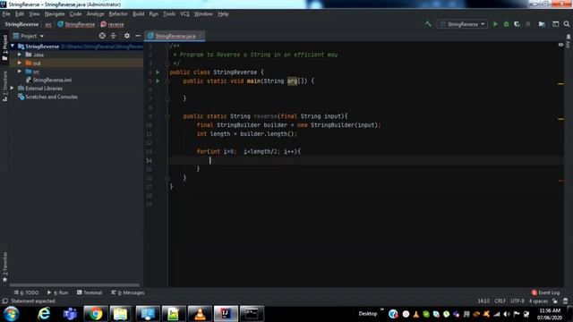 String reverse - Java interview question смотреть онлайн