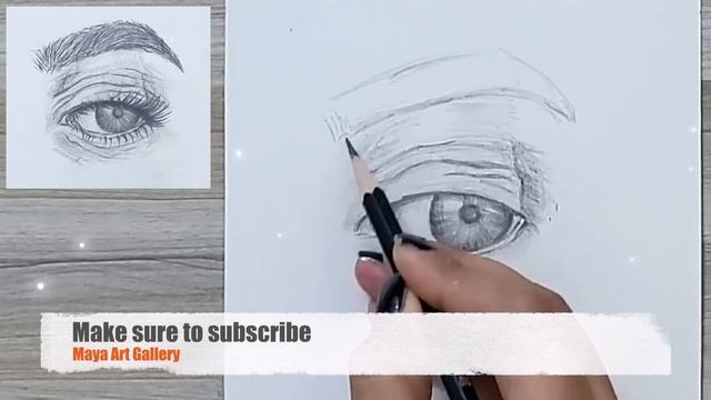 Realistic Eye Portrait Drawing смотреть онлайн