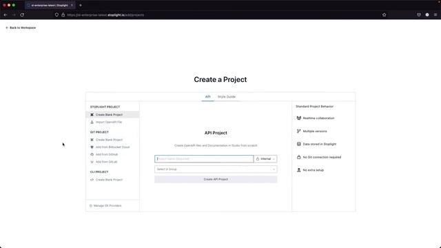 How to Create a Git Project in Stoplight смотреть онлайн