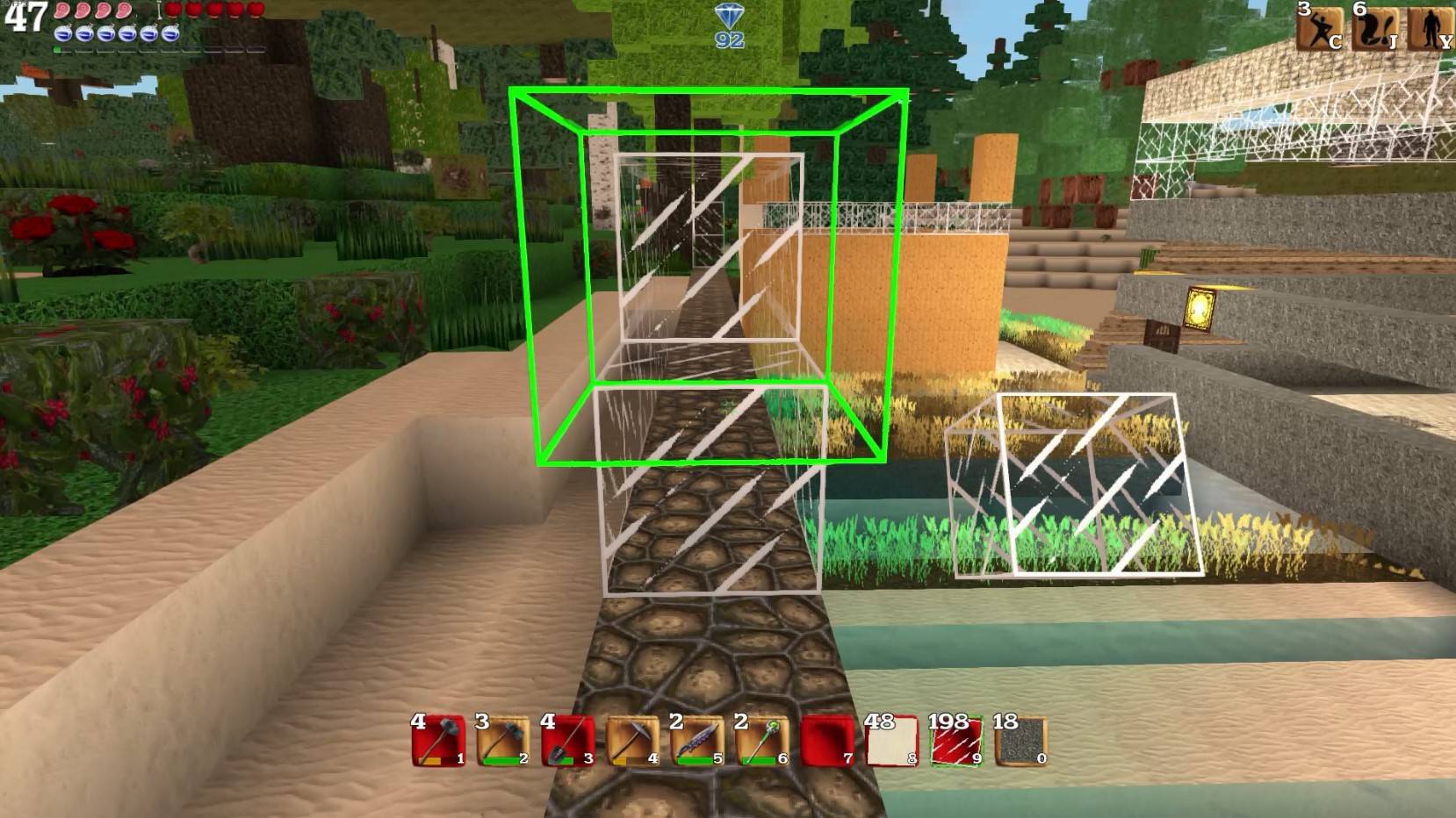 Строительство замка в Block Story - лучшем аналоге minecraft смотреть онлайн