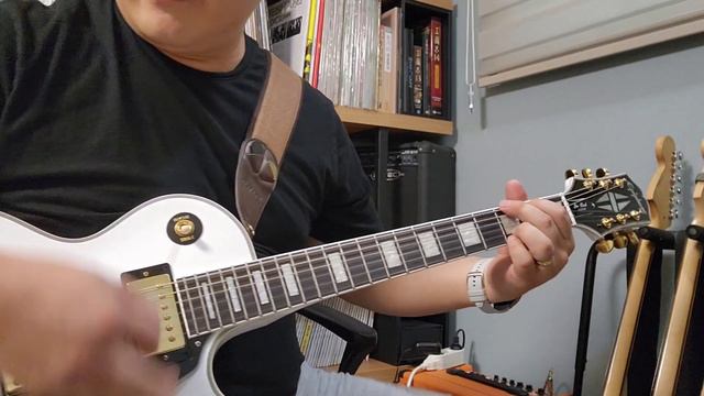 230926 Love Song (Tesla) Guitar Cover Jam (Epiphone LesPaul Custom White) смотреть онлайн