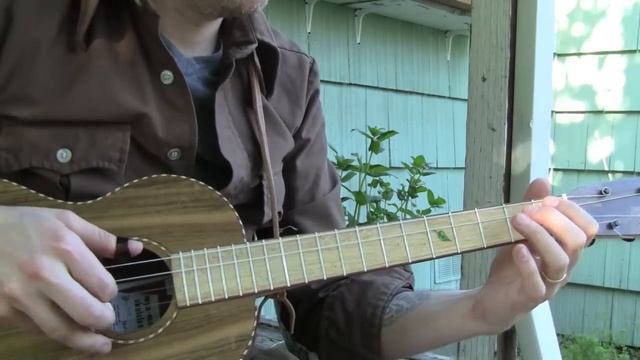 The Cowboy Waltz- Fingerstyle Baritone Ukulele смотреть онлайн