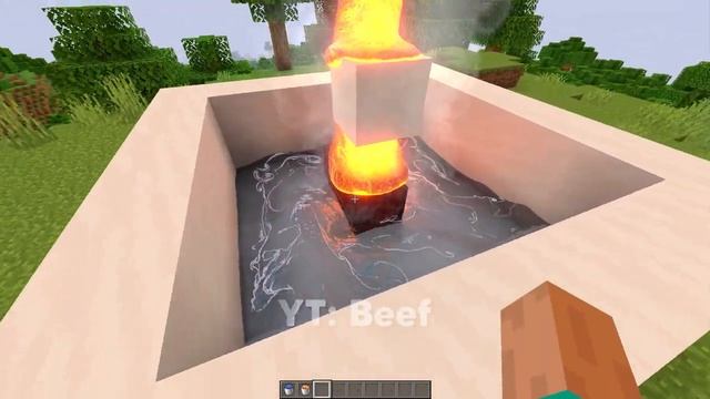 Realistic Water vs Lava in Minecraft смотреть онлайн