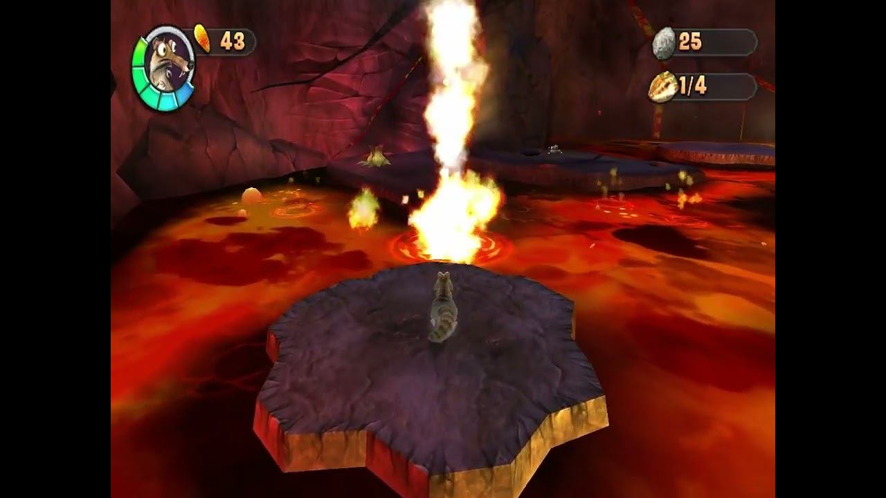 Ледниковый период 2 - 31 часть Собрать четыре ореха в пропасти с лавой смотреть онлайн