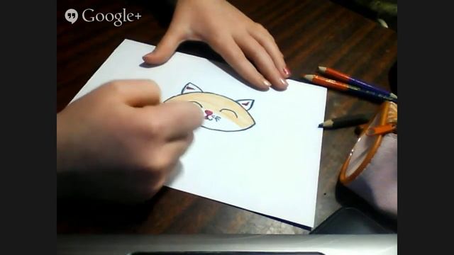 как нарисовать кошечку смотреть онлайн
