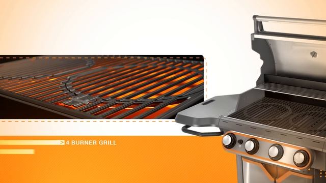 STOK Quattro 4-Burner Grill смотреть онлайн