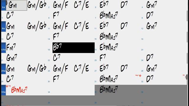 IT DON'T MEAN A THING chord progression (slow) - Backing Track Play Along Jazz Standard Bible смотреть онлайн