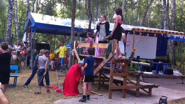 Посвящение в рыцари, лагерь 2014. смотреть онлайн