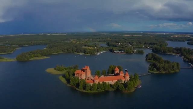 4K: Beautiful Trakai Island Castle | Lithuania смотреть онлайн