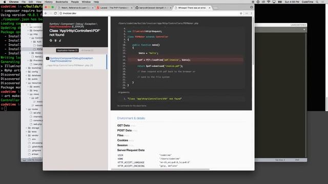 Creating a PDF in Laravel, Part 3: Creating the PDF смотреть онлайн
