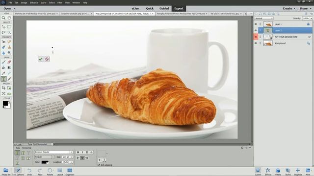 Photoshop Elements: How to Use PSD Mockups смотреть онлайн