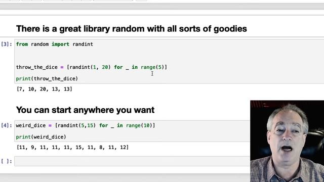 Generate random integers between x and y in Python смотреть онлайн