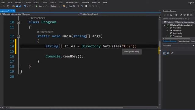 C# Intermediate I Tutorial 10 - List Files in a Directory смотреть онлайн
