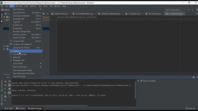 #2.3 After Set up of Python Environment смотреть онлайн