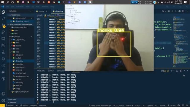 Project Teaser | Sign Language Detection | YOLO v5 | Computer Vision смотреть онлайн