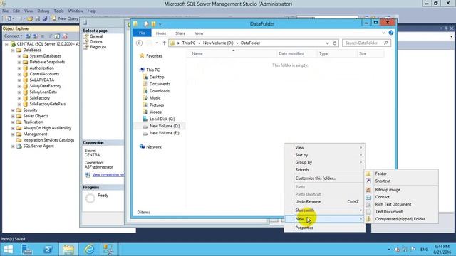 SQL Server How to Create Data Base, SQL Server 2014 (Part-1) смотреть онлайн