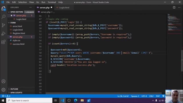 User Registration Form with PHP , MySQL and Bootstrap.How to become Web-Developer! #part5-(8). смотреть онлайн