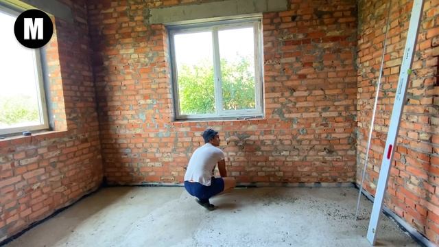 Самая быстрая и простая установка маяков для штукатурки смотреть онлайн