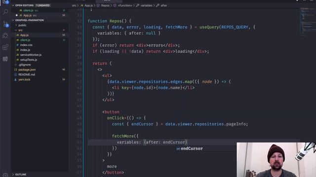GraphQL Pagination with Cursors in Apollo React смотреть онлайн