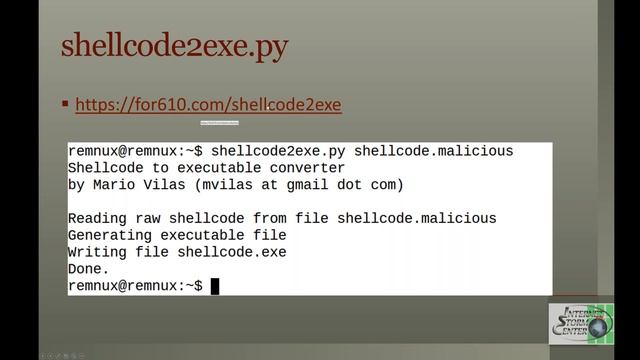Intro to Shellcode Analysis: Tools and Techniques смотреть онлайн
