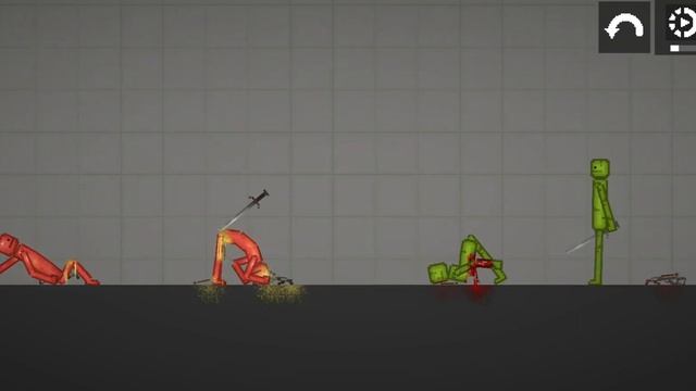 Средневековая битва в игре (Melon Playground). смотреть онлайн