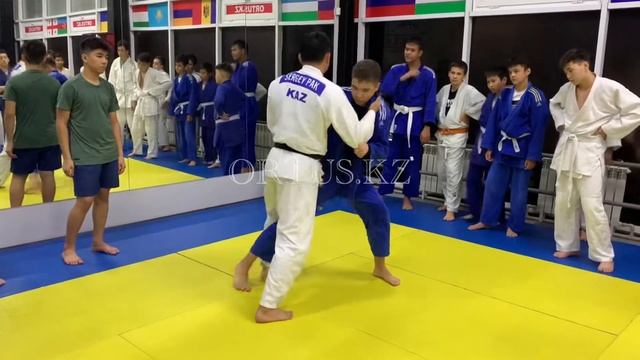 Judo Contratack Tai Otoshi. Дзюдо контрприем от передней подножки.