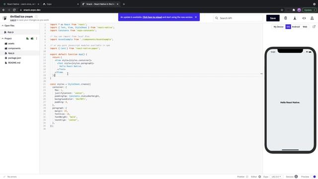 Lập trình di động với React Native - 02 Cài đặt - P02 Code online смотреть онлайн