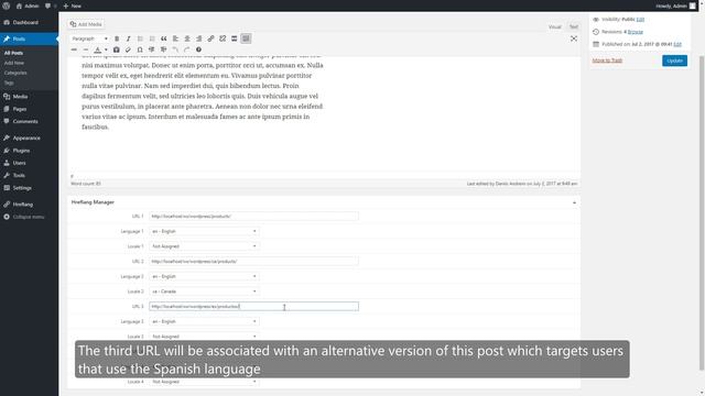 Hreflang Manager - Implement hreflang on WordPress posts смотреть онлайн