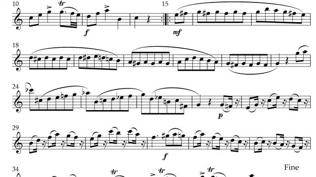 Rozanov - School For Clarinet - 75 To 83 - Clarinet Play Along