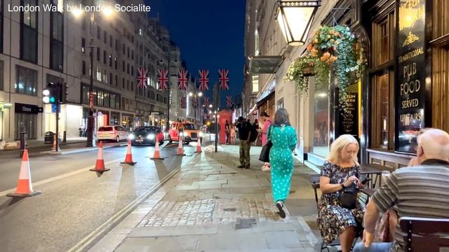 London City Walk, Exploring London Streets In The Evening. 4K HDR