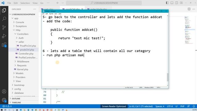 Part 10 - Add category for creating new product line.. смотреть онлайн