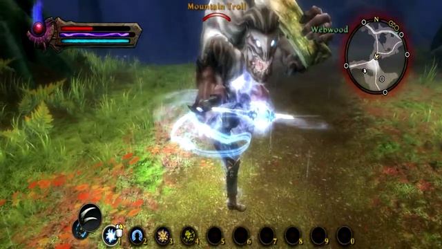 Kingdoms of Amalur: Reckoning - Killing Mountain Troll via Mighty Fate Attack смотреть онлайн