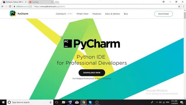 Python Programming Tutorial-Pycharm - Installation смотреть онлайн