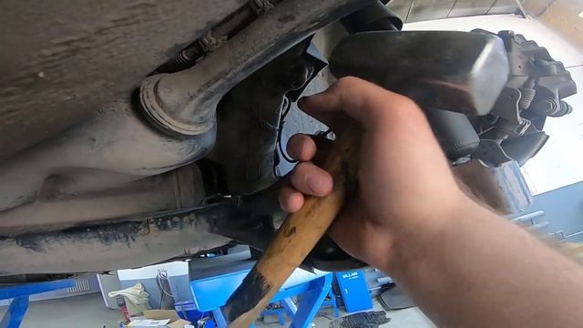 Golf 4 OnAir ) Установка пневмы на вагон