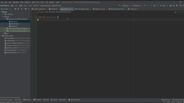 Aplicación android completa Retrofit + RecyclerView + AndroidStudio + Kotlin (Parte 1 ) смотреть онлайн