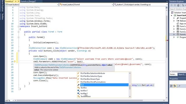 c# tutorial for beginners: fix error create duplicate values in the index, primary key in MS access смотреть онлайн