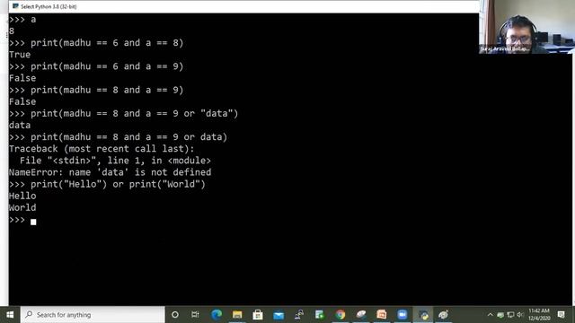 Python 4-12-2020 Python Programming - Review of print(), type() смотреть онлайн